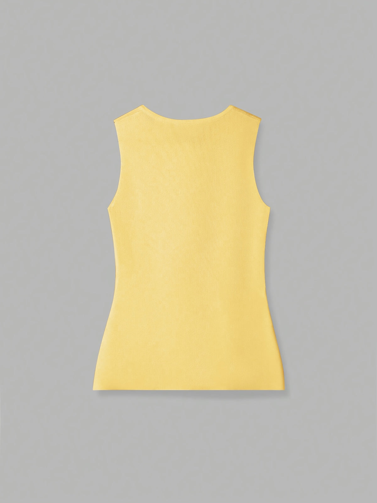 Gold Button Sleeveless Knit Top