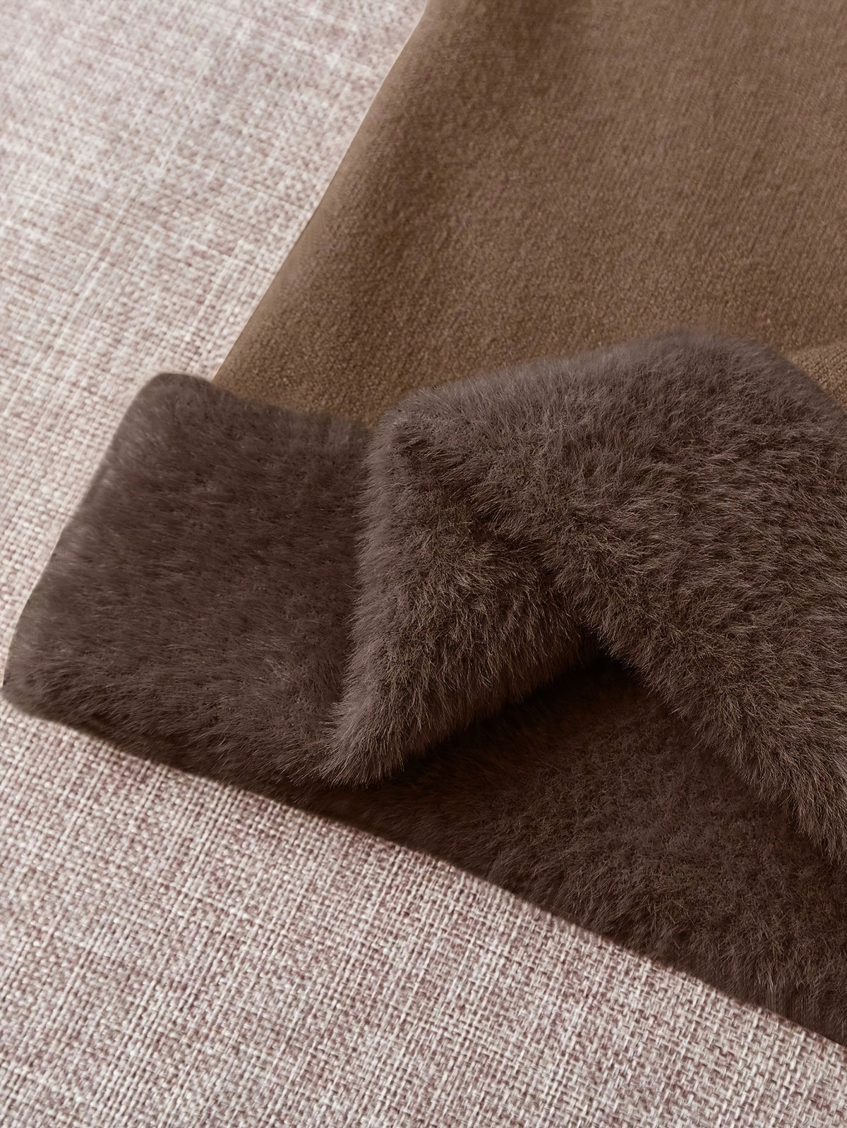 Plush Lined Turtleneck Sweater