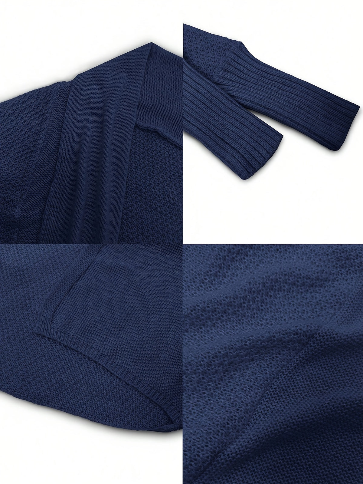 Shawl Collar Batwing Cocoon Cardigan