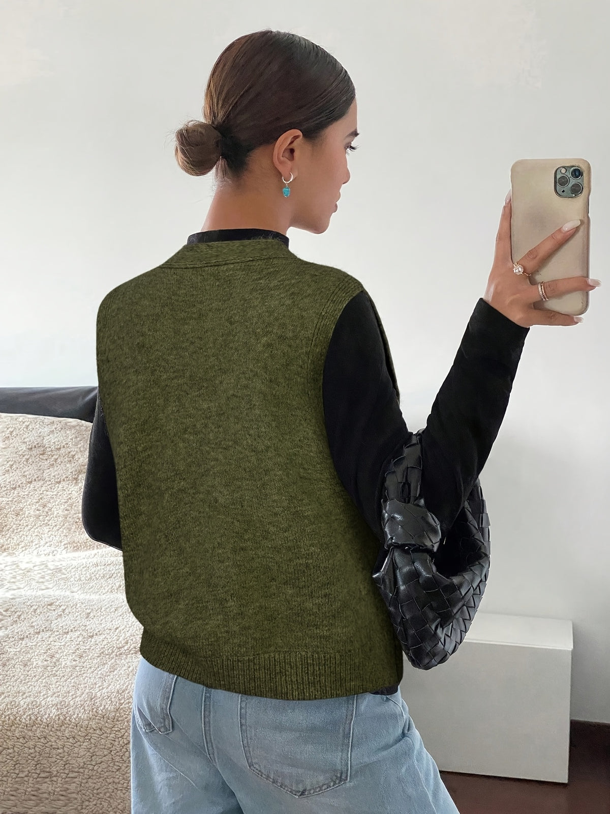Starfish Button Sweater Vest