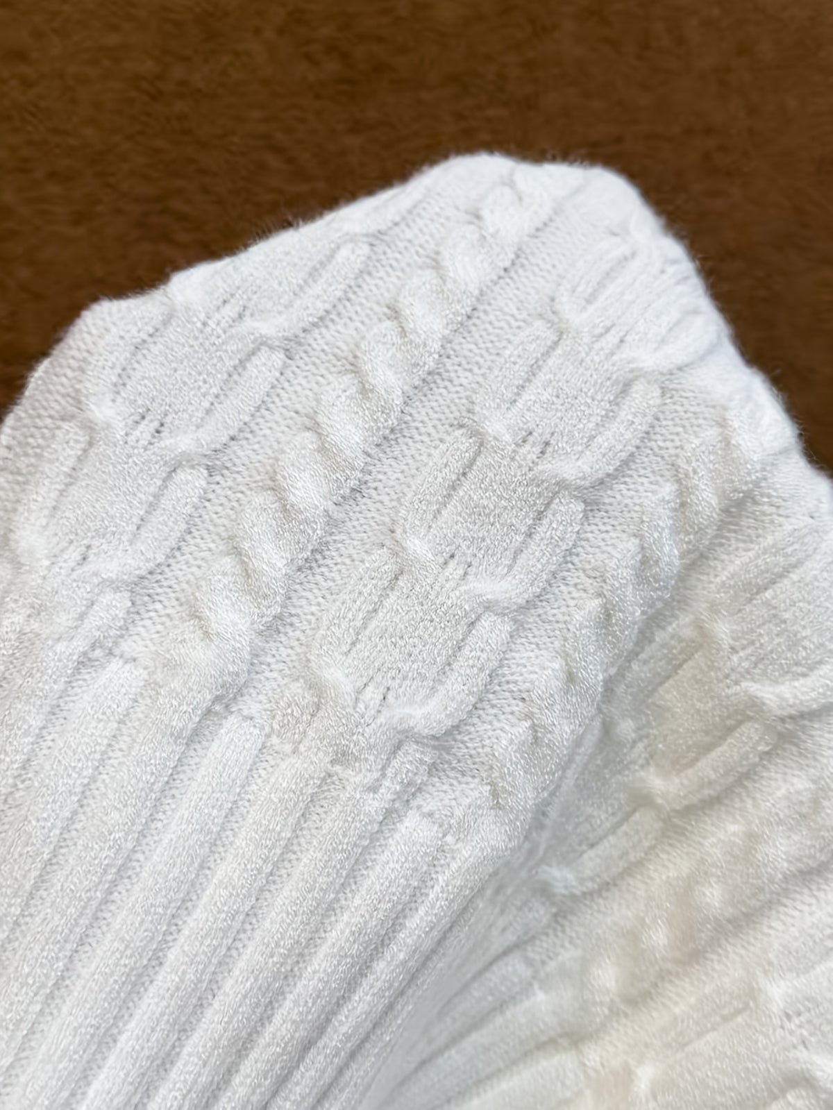 Cable Knit Boat Neck Sweater